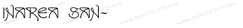 INAREA San字体转换